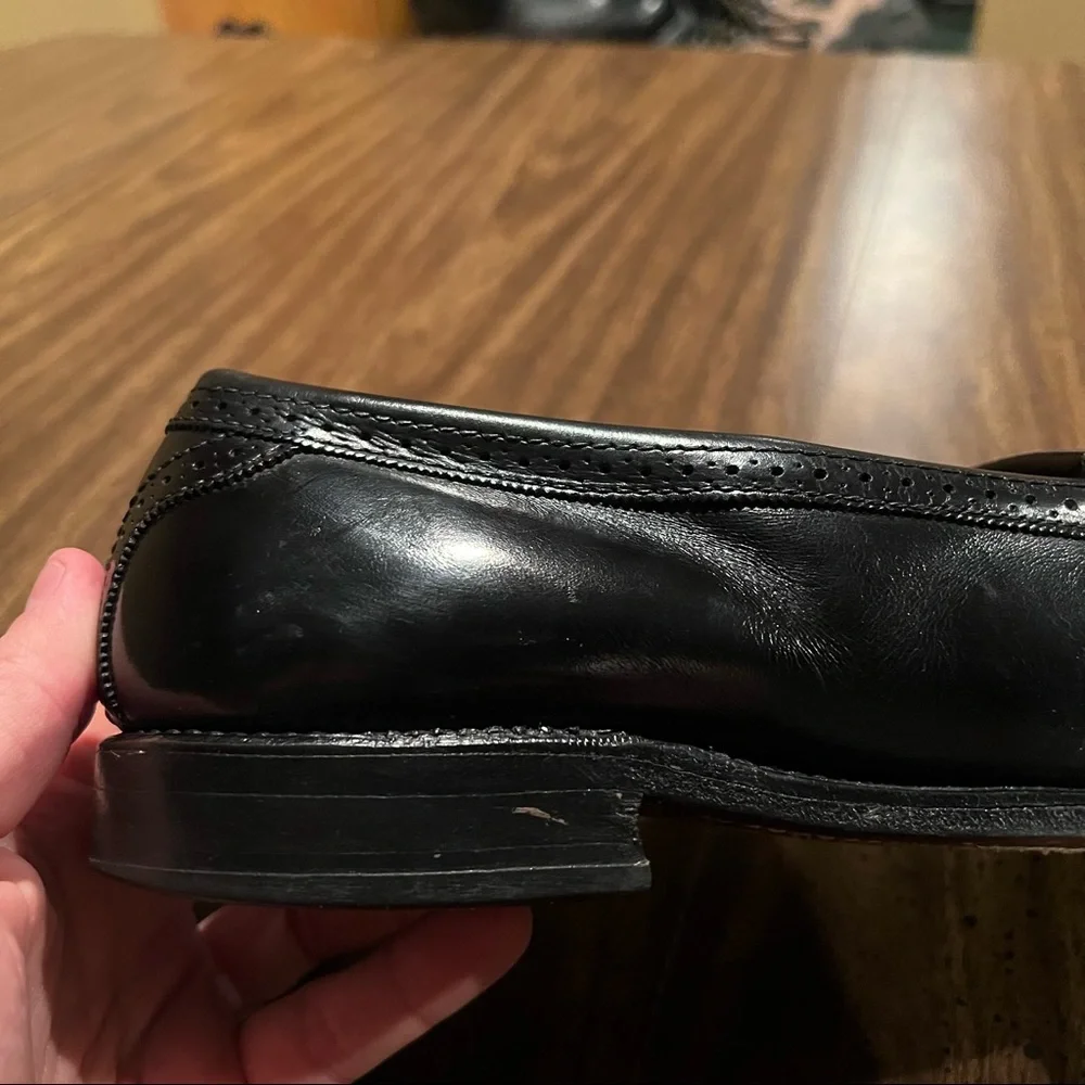 Allen Edmonds Men’s Bridgerton Tassel Loafer Kiltie Black Leather 10 - Picture 11 of 14